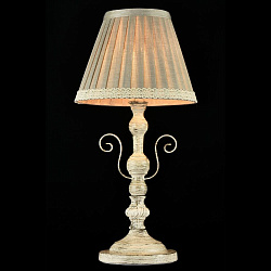 Настольная лампа декоративная Maytoni ARM029-11-W в стиле Прованс. Коллекция Felicita. Подходит для интерьера Для спальни 