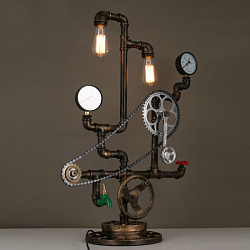 Настольная лампа Loft Concept 43.128.MT.GL.DHO в стиле . Коллекция Loft Industrial Plumbing Water Tap. Подходит для интерьера 