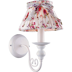 Бра Arte Lamp A7020AP-1WH в стиле Прованс. Коллекция Bambina. Подходит для интерьера Для спальни 