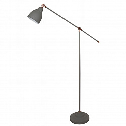 Торшер Arte Lamp A2054PN-1GY в стиле Лофт. Коллекция Braccio Grey. Подходит для интерьера Для офиса 
