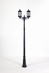 Уличный наземный светильник Oasis Light 81210 A BL в стиле кованый Классический. Коллекция BARSELONA. Подходит для интерьера 