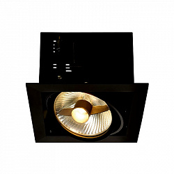 Встраиваемый светильник SLV 115540 в стиле Современный. Коллекция Kadux ES111 Black. Подходит для интерьера Для магазина 