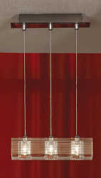 Подвесной светильник Lussole LSF-1303-03 в стиле Современный. Коллекция Notte di luna. Подходит для интерьера Для кухни 