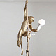 Seletti Monkey Gold Lamp Ceiling Светильник Обезьяна с Лампой MS40005