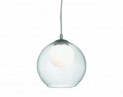 Подвесной светильник Ideal Lux NEMO SP1 D20 TRASPARENTE в стиле Современный. Коллекция Nemo. Подходит для интерьера Для кухни 