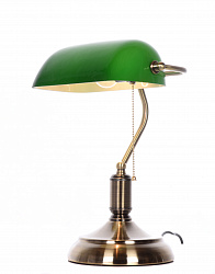 Настольная лампа Lumina Deco LDT 305 GR в стиле Классический. Коллекция BANKER. Подходит для интерьера 