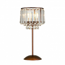 Настольная лампа декоративная Citilux CL330813 в стиле Арт-деко. Коллекция Синди Коричневый. Подходит для интерьера Для гостиной 