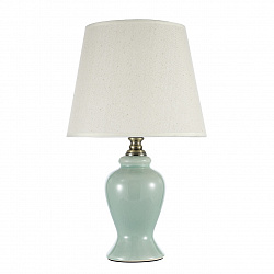 Настольная лампа декоративная Arti Lampadari Lorenzo E 4.1 GR в стиле Классический. Коллекция Lorenzo. Подходит для интерьера Для гостиной 