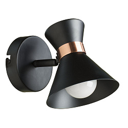 Спот Arte Lamp A1406AP-1BK в стиле Лофт. Коллекция Baltimore Black. Подходит для интерьера Для кухни 