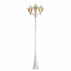 Фонарный столб Arte Lamp A1017PA-3WG в стиле Тиффани. Коллекция Berlin. Подходит для интерьера 