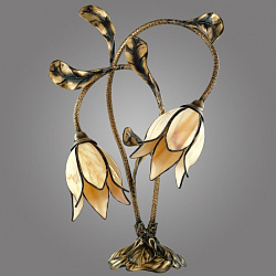 Настольная лампа декоративная Kemar K/B/W в стиле Прованс. Коллекция Karkara. Подходит для интерьера Для гостиной 