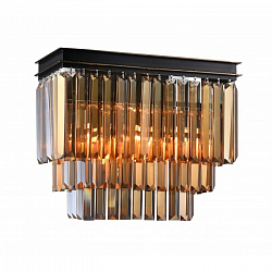 Накладной светильник Newport 31102/A black+gold в стиле Современный. Коллекция 31100 black. Подходит для интерьера Для гостиной 