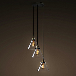 Подвесной светильник Loft Concept 40.206.GL.BL.T1B в стиле . Коллекция Loft Industrial Glass. Подходит для интерьера 