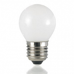 Лампа светодиодная Ideal Lux E27 04W SFERA BIANCO 3000K в стиле . Коллекция CLASSIC. Подходит для интерьера 