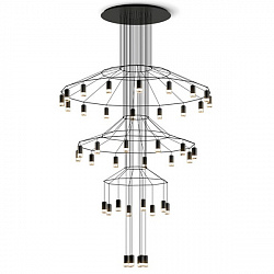 Люстра Loft Concept 40.1639.MT.BL.RU в стиле . Коллекция Vibia Wireflow Suspension Lamp. Подходит для интерьера 