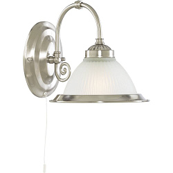 Бра Arte Lamp A9366AP-1SS в стиле Современный. Коллекция American Diner. Подходит для интерьера Для гостиной 