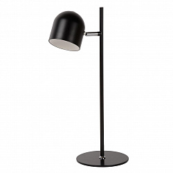 Настольная лампа офисная Lucide 03603/05/30 в стиле Современный. Коллекция Skanska Black. Подходит для интерьера Для спальни 