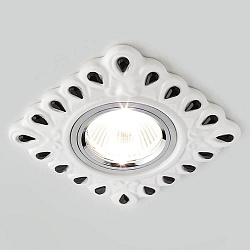Встраиваемый светильник Ambrella D5550 W/BK-A в стиле Модерн. Коллекция DESIGN. Подходит для интерьера 