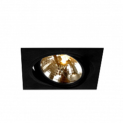 Встраиваемый светильник SLV 113800 в стиле Современный. Коллекция New Tria Black. Подходит для интерьера Для кафе 