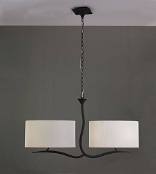 Подвесной светильник Mantra 1150 в стиле Классический. Коллекция Eve Black. Подходит для интерьера Для гостиной 