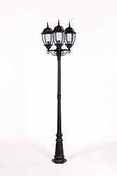 Уличный наземный светильник Oasis Light 91209L B Bl в стиле Классический. Коллекция ARSENAL L. Подходит для интерьера 