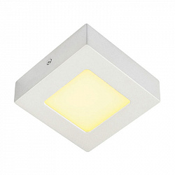 Светодиодный потолочный светильник SLV 162963 в стиле Современный. Коллекция Senser Round White. Подходит для интерьера Для спальни 
