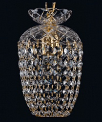 Подвесной светильник Bohemia Ivele 7710/15/G в стиле Классический. Коллекция 7710 Gold. Подходит для интерьера ресторанов 