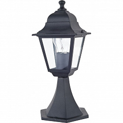Наземный низкий светильник Favourite 1812-1T в стиле Замковый. Коллекция Leon Black. Подходит для интерьера 