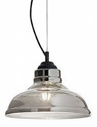 Подвесной светильник Ideal Lux BISTRO' SP1 PLATE FUME' в стиле Техно. Коллекция Bistro'. Подходит для интерьера 