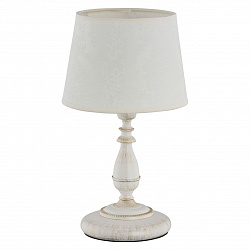 Настольная лампа Alfa 18538 в стиле Прованс. Коллекция Roksana White. Подходит для интерьера Для спальни 
