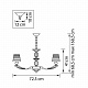 Подвесная люстра Osgona Ramo 690082
