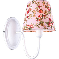 Бра Arte Lamp A9212AP-1WH в стиле Прованс. Коллекция Provence. Подходит для интерьера Для спальни 