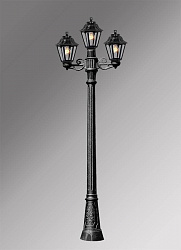 Уличный фонарь Fumagalli E22.158.S21.AXE27 в стиле Модерн. Коллекция Artu Bisso/Anna. Подходит для интерьера 