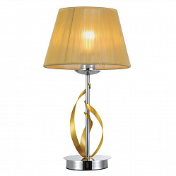 Настольная лампа декоративная Omnilux OML-61604-01 в стиле Арт-деко. Коллекция OML-616. Подходит для интерьера Для спальни 