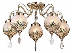 Потолочная люстра Arte Lamp A4552PL-5GO в стиле Современный. Коллекция Moroccana. Подходит для интерьера Для спальни 
