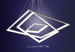 Люстра светодиодная Luchera TLCU3-34/52/70-011 в стиле Модерн. Коллекция Квадро. Подходит для интерьера 