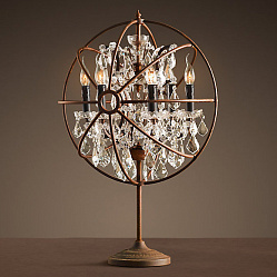 Настольная лампа Loft Concept 43.100.MT.BL.R1L в стиле . Коллекция Foucault's Orb Crystal. Подходит для интерьера 