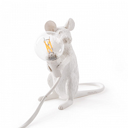 Настольная лампа Seletti 14885 в стиле . Коллекция Mouse Lamp. Подходит для интерьера 