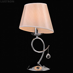 Настольная лампа Natali Kovaltseva NOVELLA 75051/1T CHROME в стиле Модерн. Коллекция NOVELLA. Подходит для интерьера 