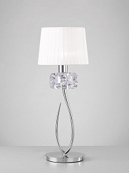 Настольная лампа Mantra 4636 в стиле Арт-деко. Коллекция Loewe Chrome. Подходит для интерьера Для гостиной 
