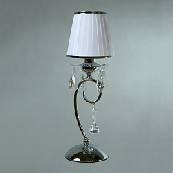 Настольная лампа Brizzi MA 02244T/001 Chrome в стиле Арт-деко. Коллекция 02244 Chrome. Подходит для интерьера Для спальни 