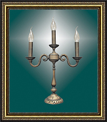 Настольная лампа Эпицентр Сага/т.антик ННБ21-3х60-031 в стиле . Коллекция Сага. Подходит для интерьера 