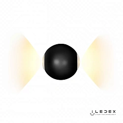 Светильник настенный Iledex ZD8168-6W RGB BK в стиле Хай-тек. Коллекция Rainbow. Подходит для интерьера 