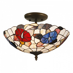  Arte Lamp A3165PL-2BG в стиле Тиффани. Коллекция Florizel. Подходит для интерьера Для кухни 