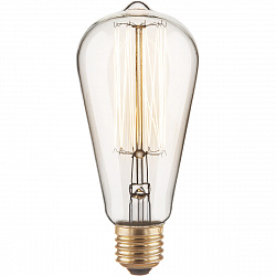 Лампа накаливания Elektrostandard 4690389082153 в стиле . Коллекция Ретро лампа Эдисона. Подходит для интерьера 