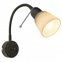 Бра Arte Lamp A7009AP-1BR в стиле Современный. Коллекция Lettura. Подходит для интерьера Для спальни 