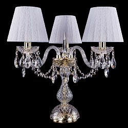 Настольная лампа декоративная Bohemia Ivele 1406L/3/141-39/G/SH13-160 в стиле . Коллекция Классика. Подходит для интерьера Для больших залов 