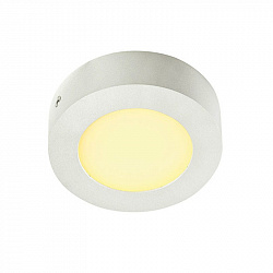 Светодиодный потолочный светильник SLV 162903 в стиле Современный. Коллекция Senser Round White. Подходит для интерьера Для спальни 