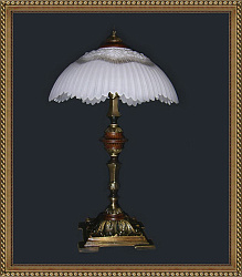 Настольная лампа Эпицентр Толедо/патина ННБ21-2х60-061 в стиле . Коллекция Толедо. Подходит для интерьера 