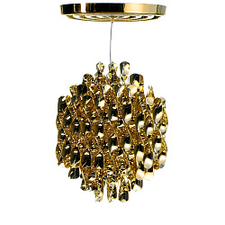Подвесной светильник Verpan SPIRAL SP1 GOLD в стиле . Коллекция SPIRAL. Подходит для интерьера 